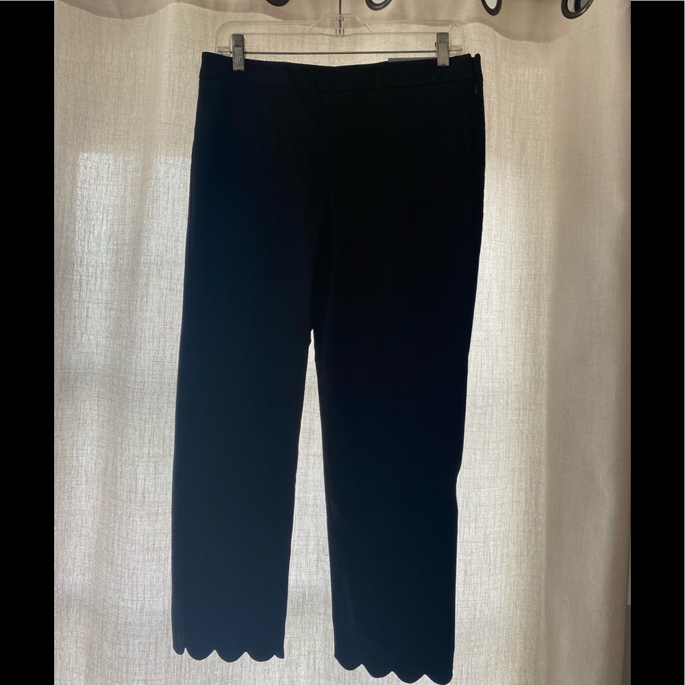 Talbots Chatham Crop Pant Scallop Leg New